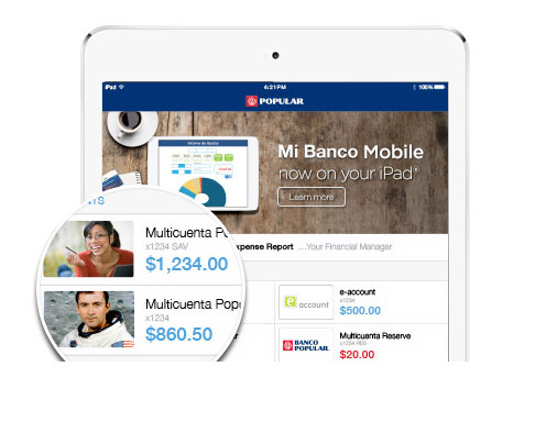 iPad Mi Banco Mobile